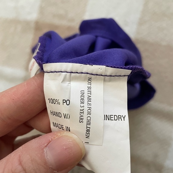 NWT Vintage Kids Buzz Lightyear Purple Balaclava Face Cover Costume - Picture 6 of 8